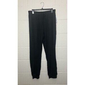 Time and Tru Hacci Jogger Pants Women’s L Black NEW Runs Big Like XL or Men’s L